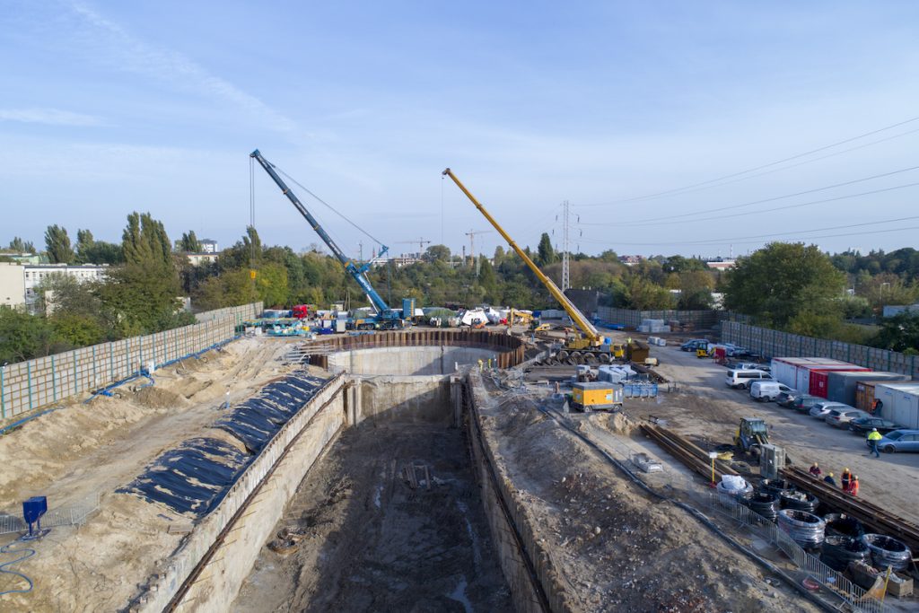 20.10.2020-_TBM_Lódź_Stolarska_Michal-Szczepaniak_12 Budowa tunelu w Łodzi - ul. Stolarska